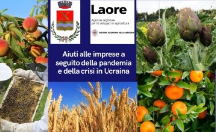 Visualizza la notizia: LAORE Sardegna - Aiuti alle imprese a seguito della pandemia e della crisi in Ucraina
